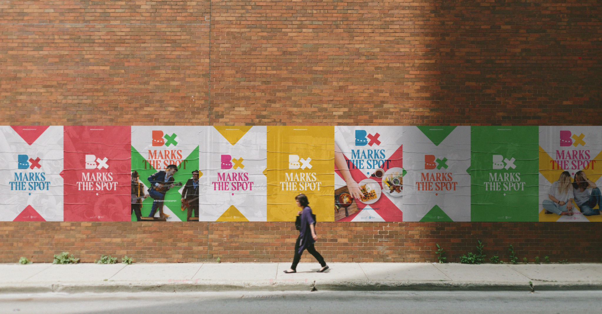 Bx marks the spot poster mockup